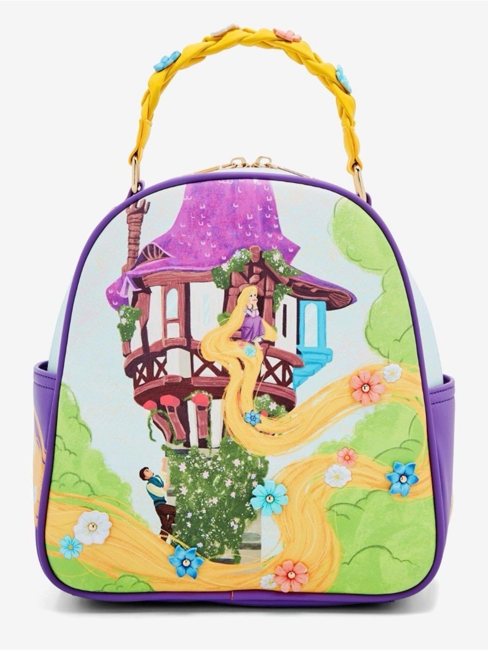 Disney Tangled Rapunzel & Flynn Woven Mini Backpack
